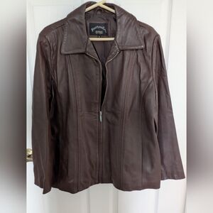 Vintage FourteenZero Zip Front Leather Jacket